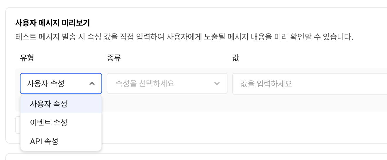 User Message Preview